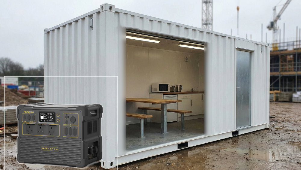 Powering Roadside Crew Offices and Welfare Cabins with Sherpa Power