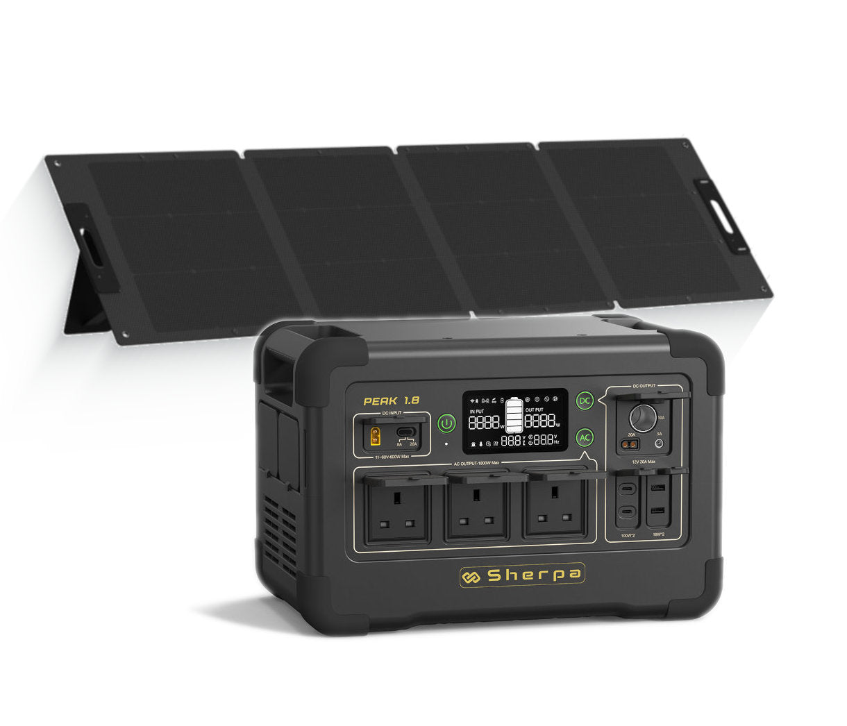 Sherpa PEAK 1.8 & Solar 220W Bundle