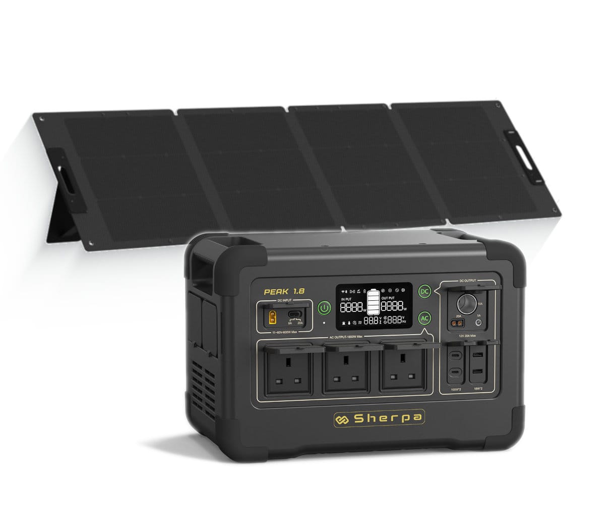 Sherpa PEAK 1.8 & Solar 220W Bundle